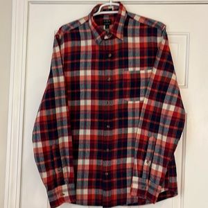 J Crew mens Flannel shirt